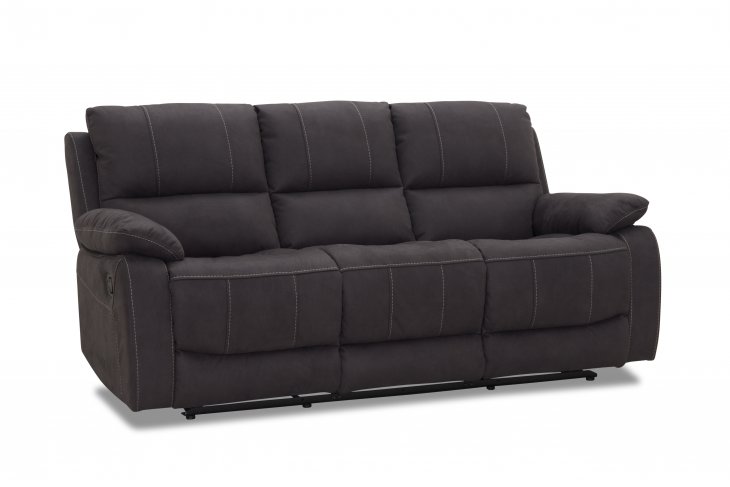 Texas 3-sits soffa Microtyg grå